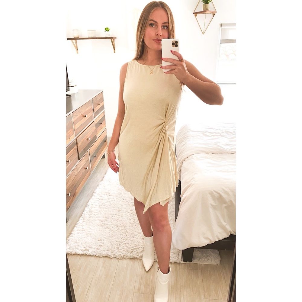 free people beige dress